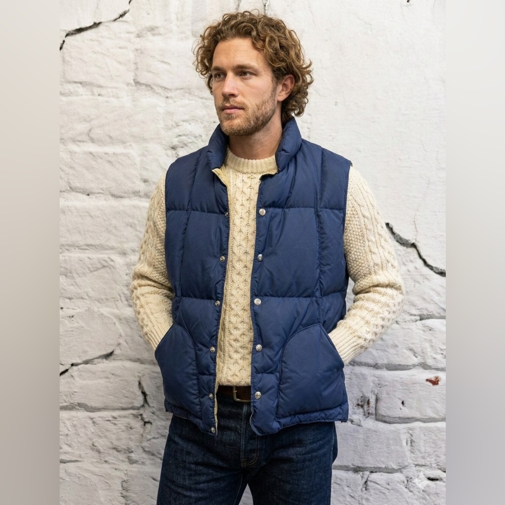 70s 80s Vintage Sierra Designs Down‎ Vest | Gorpcore Retro Outdoor Gear
